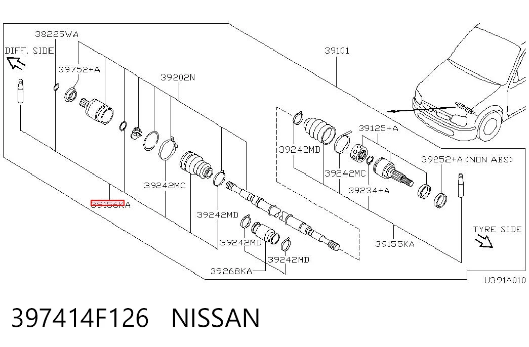 Купить SB0013 DAC Пыльник гранаты внутренний, передней полуоси