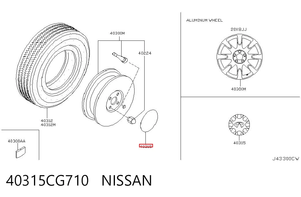 40315CG710 Nissan/Infiniti