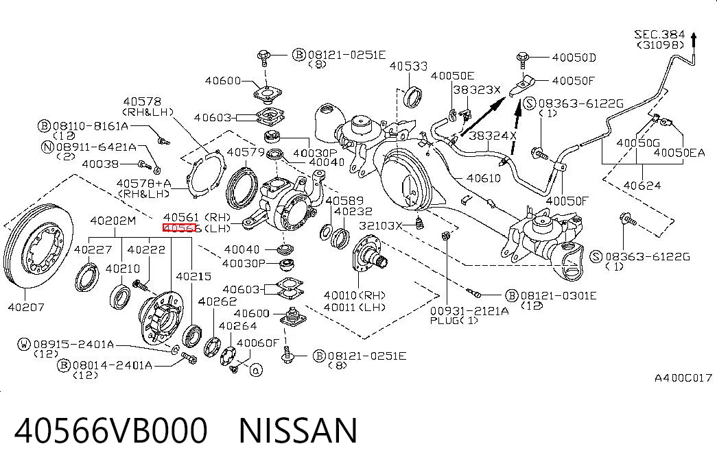 40566VB000 Nissan/Infiniti