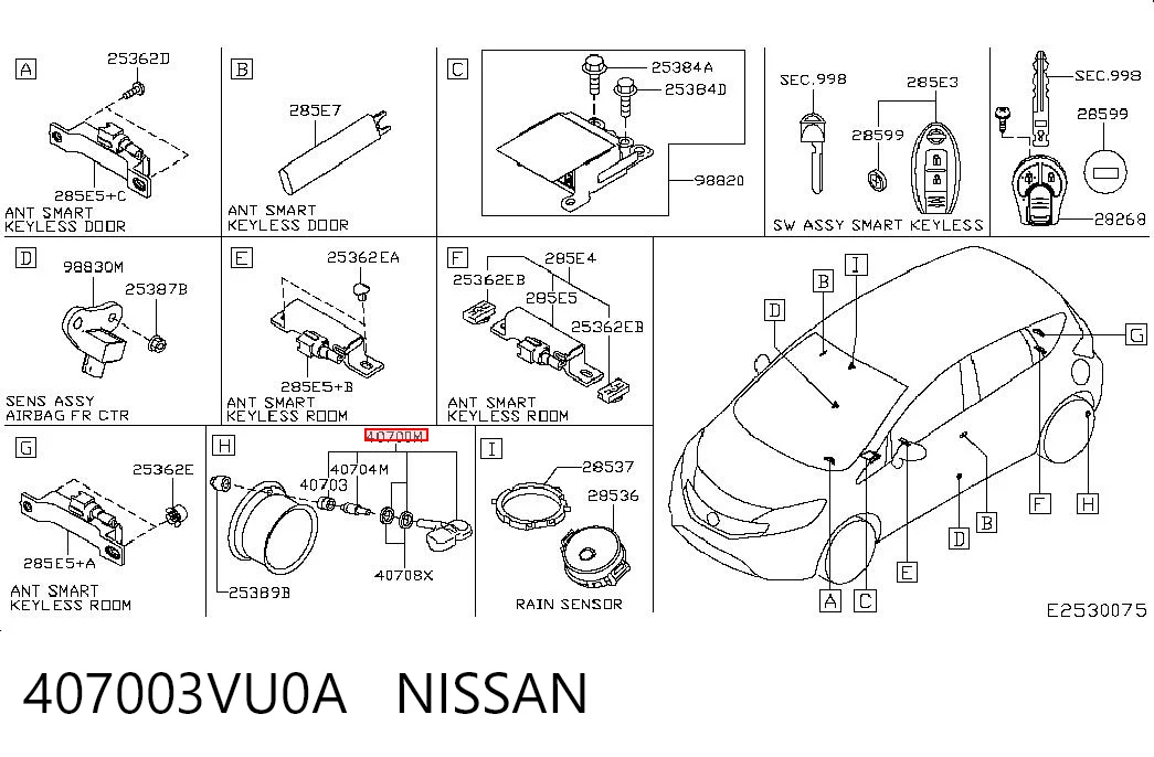 407003VU0A Nissan/Infiniti Манометр воздушный