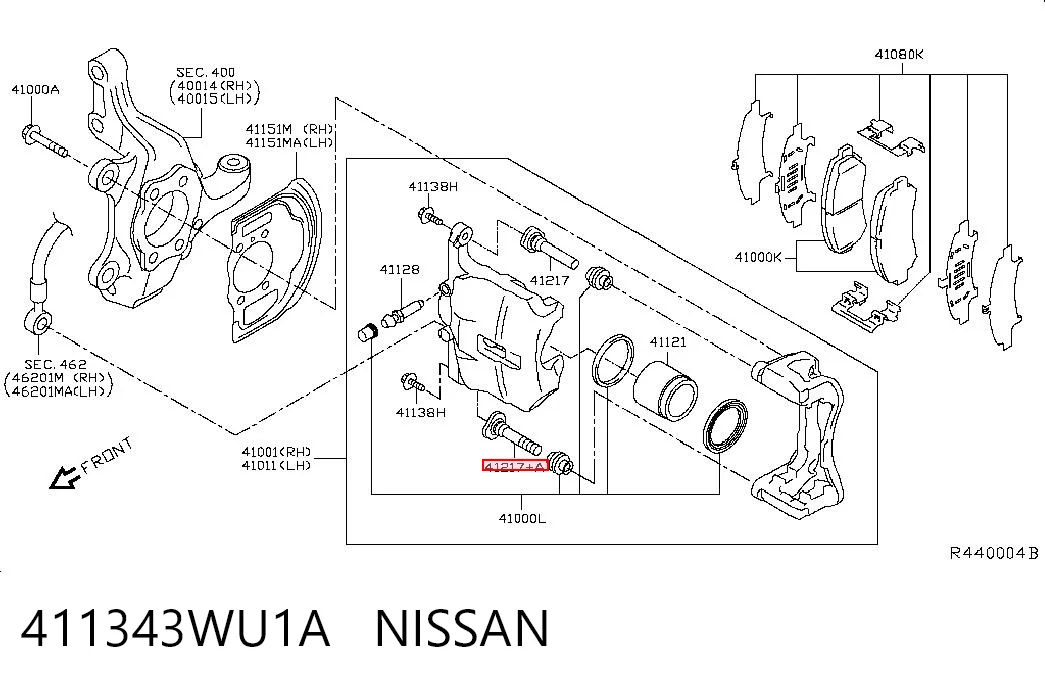411343WU1A Nissan/Infiniti