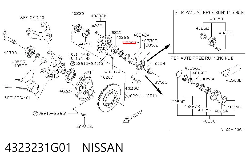 H11012 Japan Cars Подшипник ступицы передней