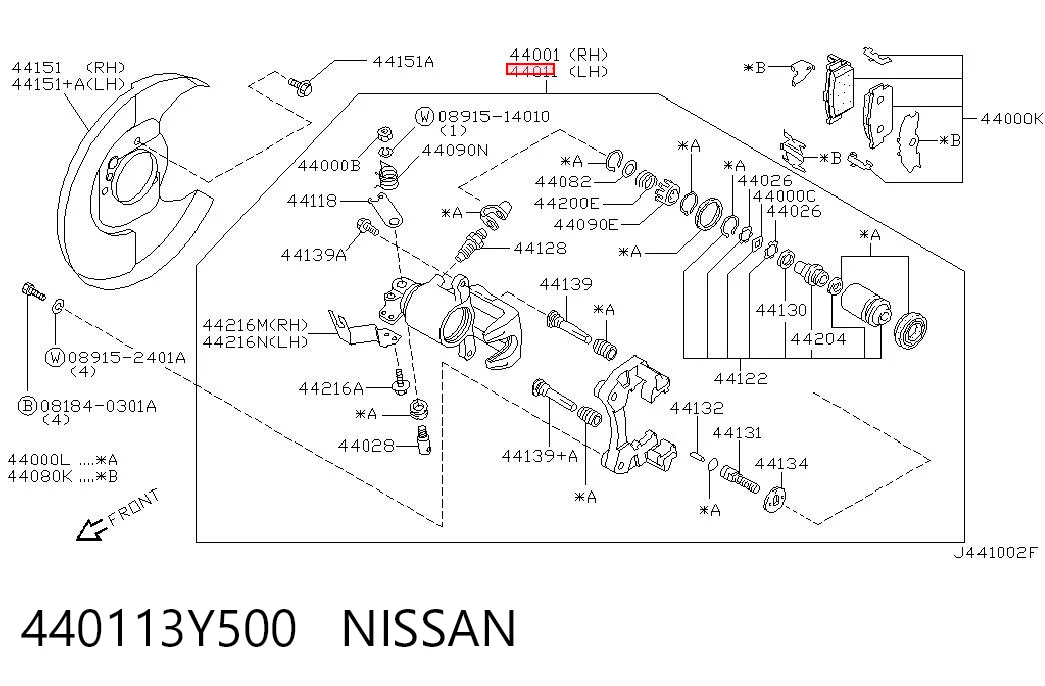 Задний левый суппорт AND 37615305 цена, от 46.22 USD