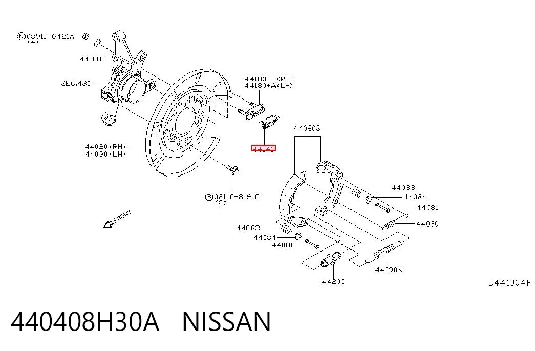 440408H30A Nissan/Infiniti