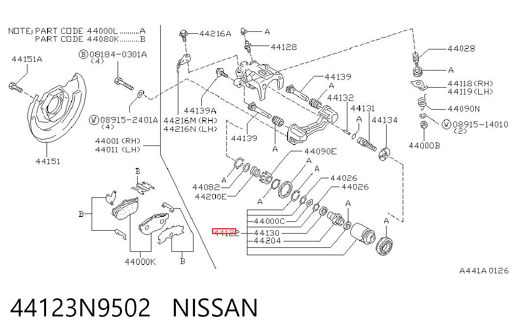 44123N9502 Nissan/Infiniti