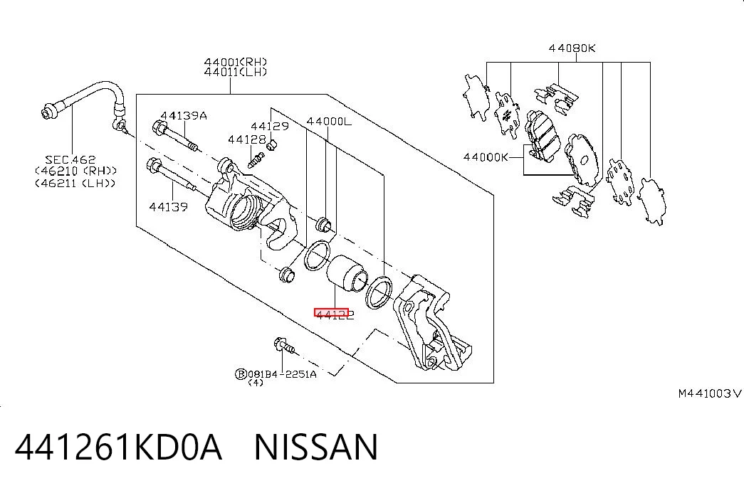 441261KD0A Nissan/Infiniti
