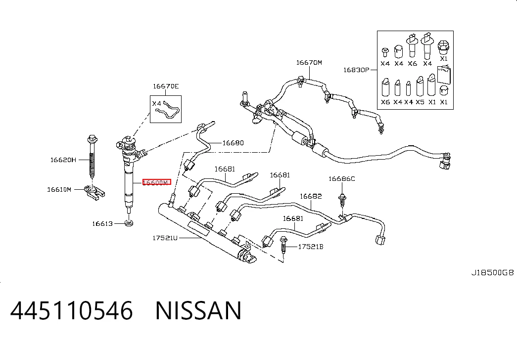 Топливные форсунки на Nissan Qashqai II J11