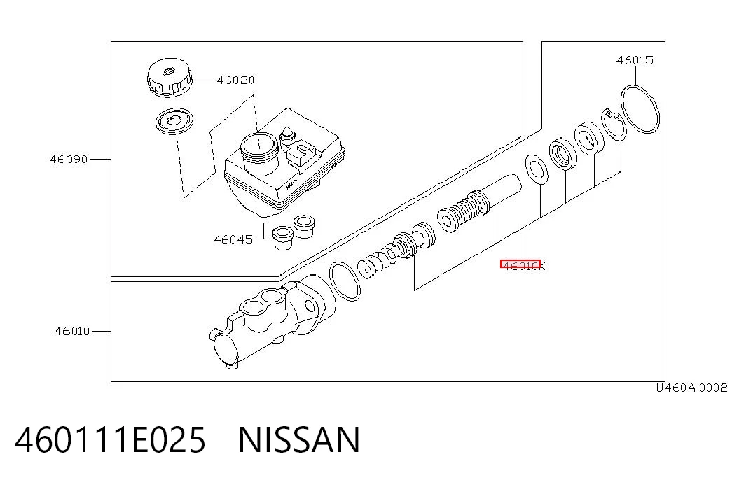 460111E025 Nissan/Infiniti