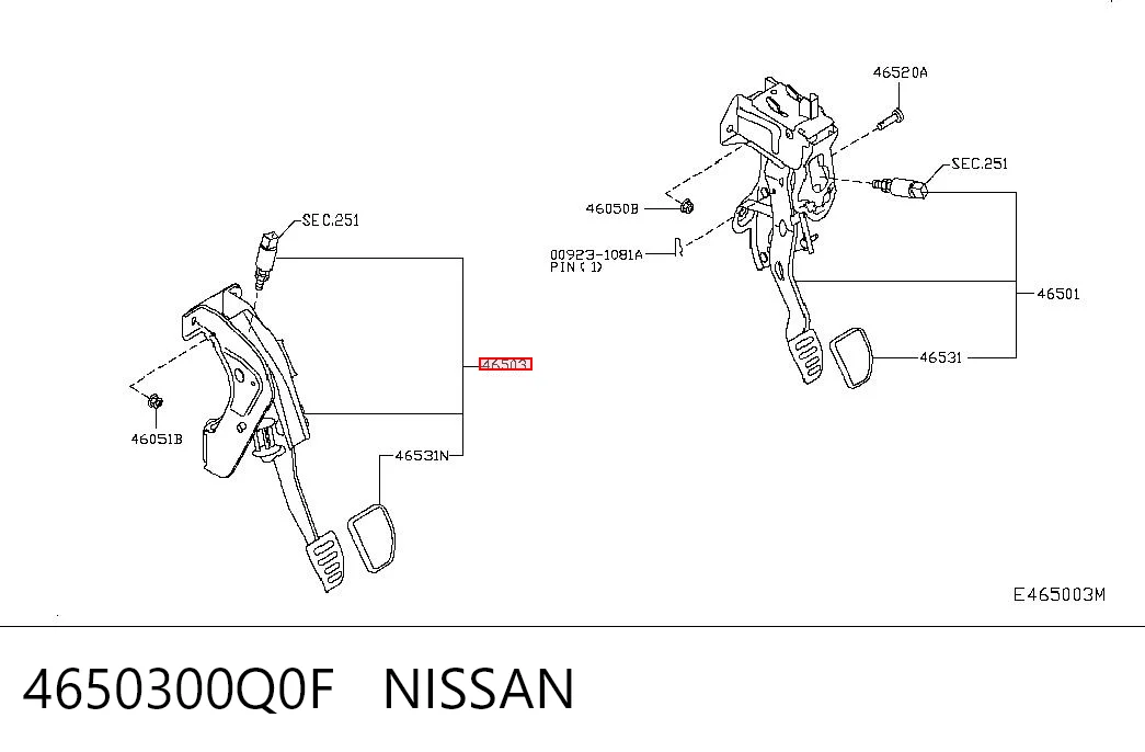 4650300Q0F Nissan/Infiniti