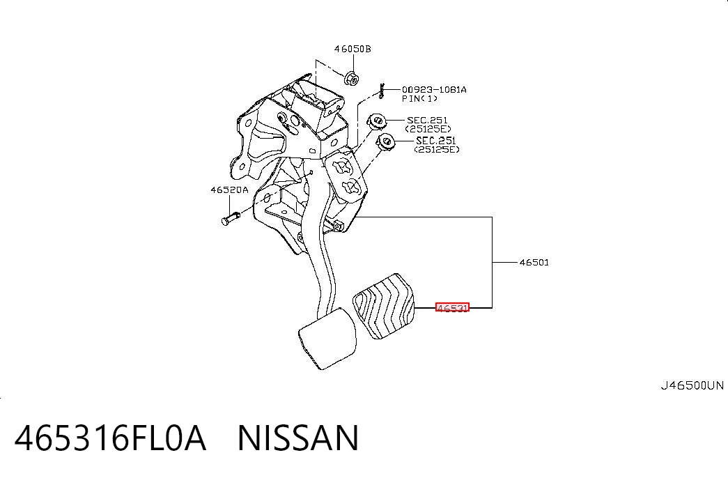 465316FL0A Nissan/Infiniti