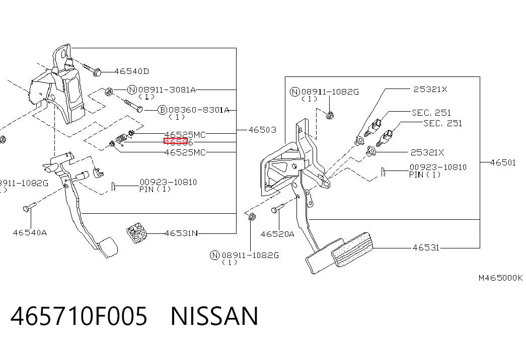 465710F005 Nissan/Infiniti