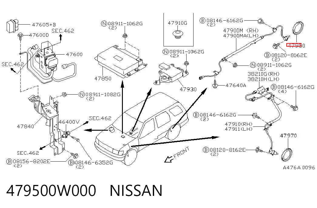 479500W000 Nissan/Infiniti 