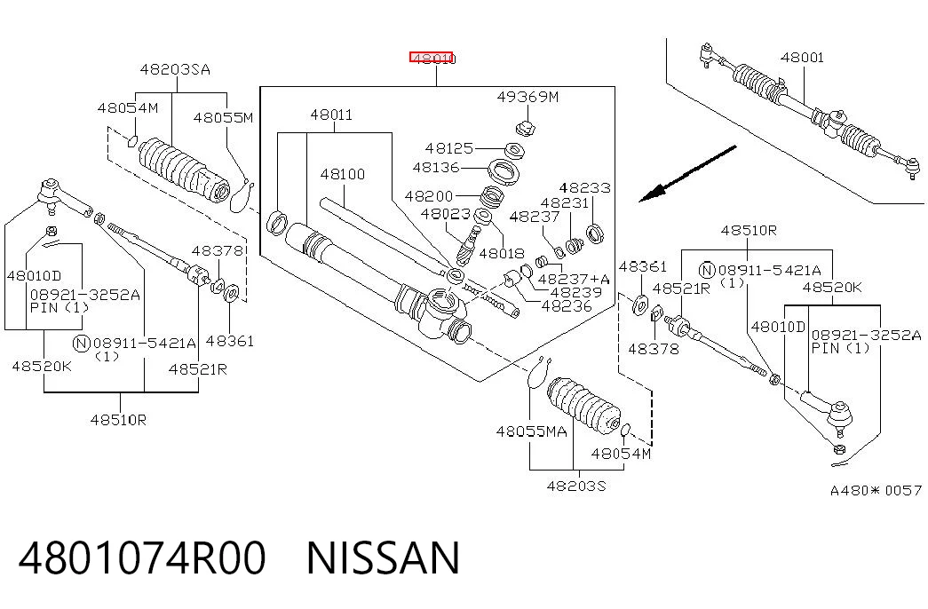 4801074R00 Nissan/Infiniti