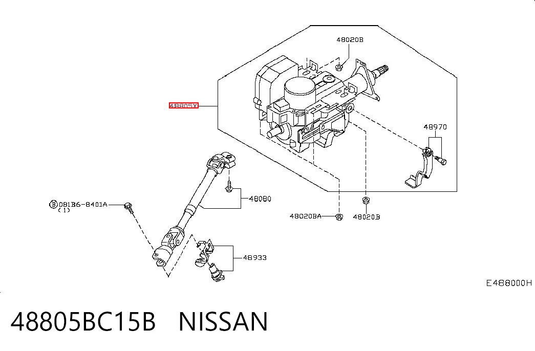  Рулевая колонка Nissan Micra 