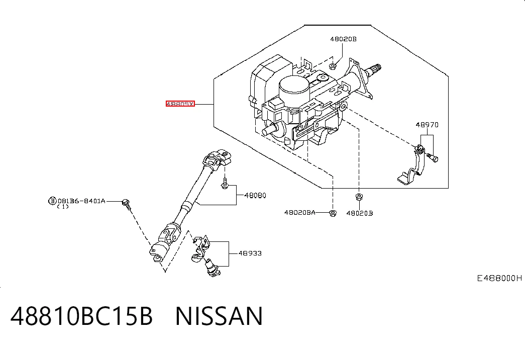 Рулевая колонка Nissan Micra хэтчбек (K12) (2002 - 2010) цена, от 179.11 USD
