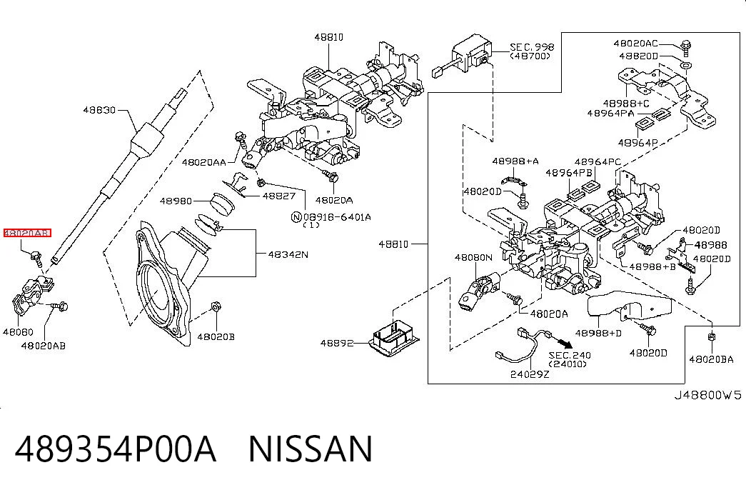 489354P00A Nissan/Infiniti 