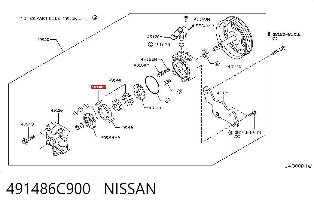 491486C900 Nissan/Infiniti