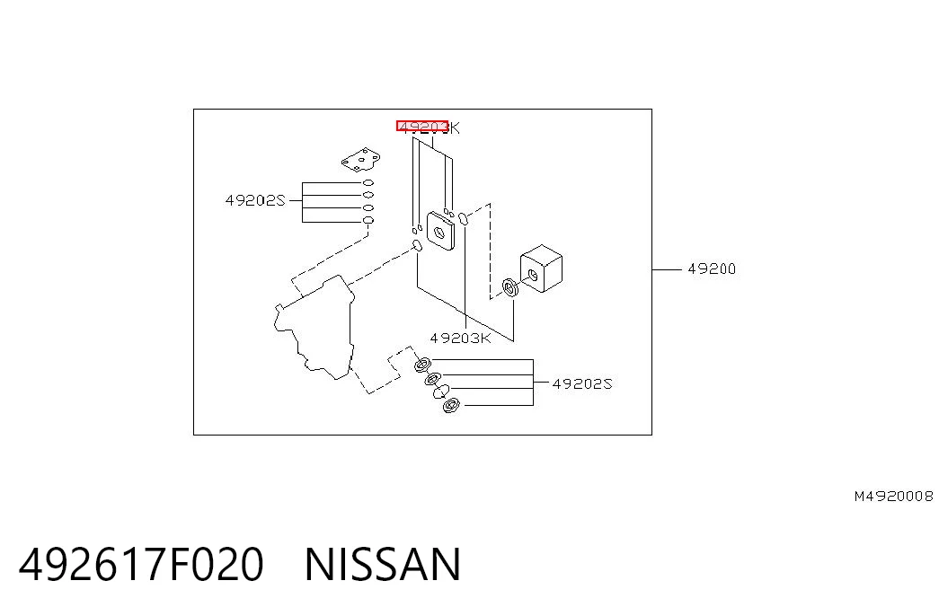 492617F020 Nissan/Infiniti