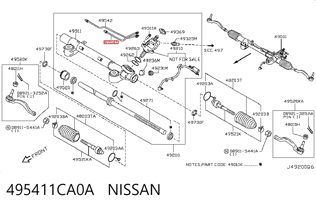 495411CA0A Nissan/Infiniti
