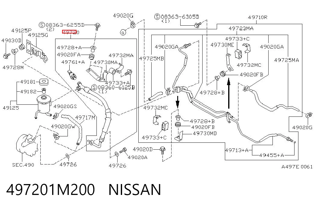 497201M200 Nissan/Infiniti