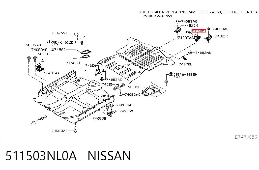 511503NL0A Nissan/Infiniti