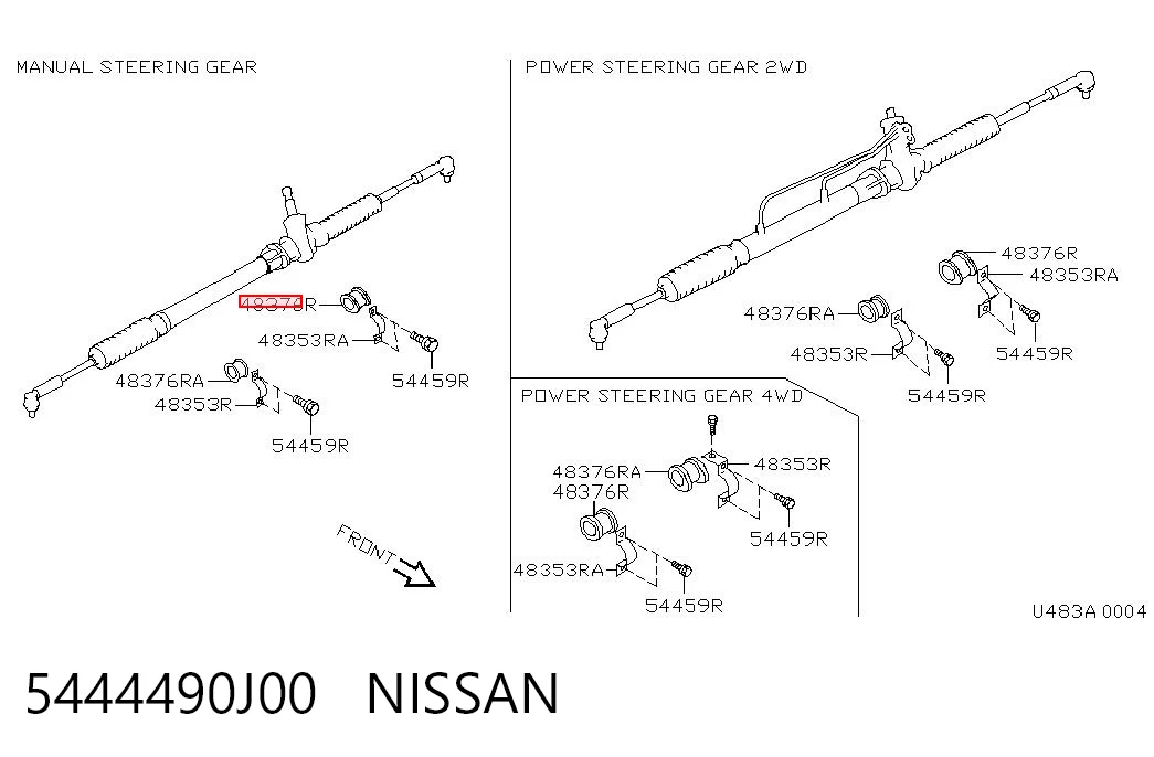 5444490J00 Nissan/Infiniti