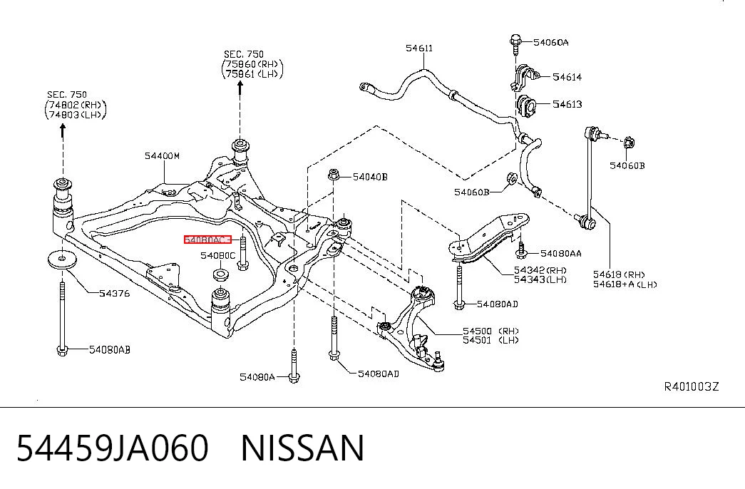 54459JA060 Nissan/Infiniti 