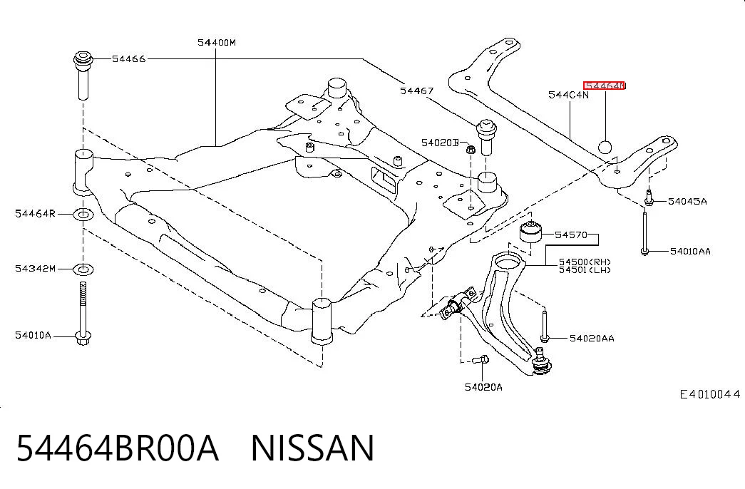 54464BR00A Nissan/Infiniti