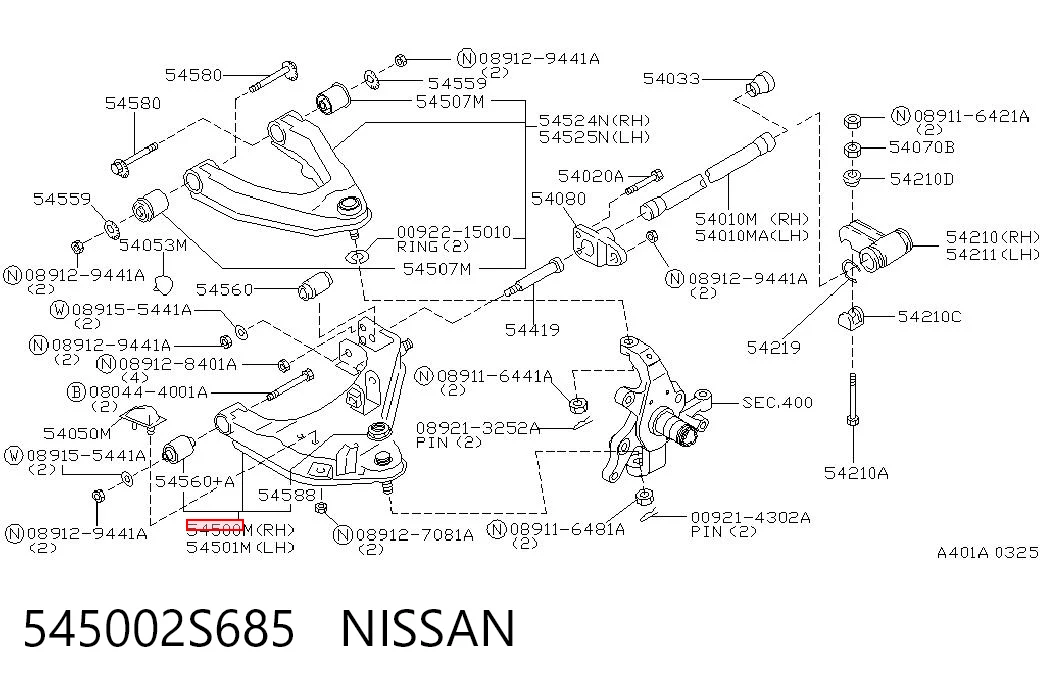 Нижний рычаг 279638 Polcar