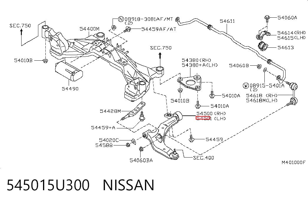 Левый рычаг передней нижней подвески Nissan Almera TINO минивэн (V10) (2000 - 2005) цена, от 65.81 USD