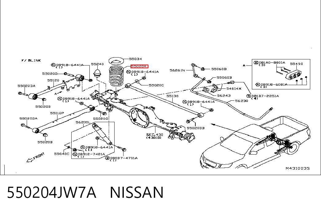 Пружина амортизатора Renault (RVI) 550204JW7A цена, от 64.21 USD