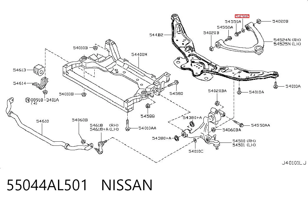 55044AL501 Nissan/Infiniti