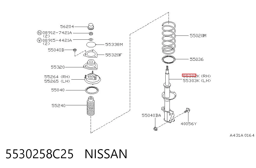 Амортизатор задний, правый Sachs 170238 цена, от 43.45 USD