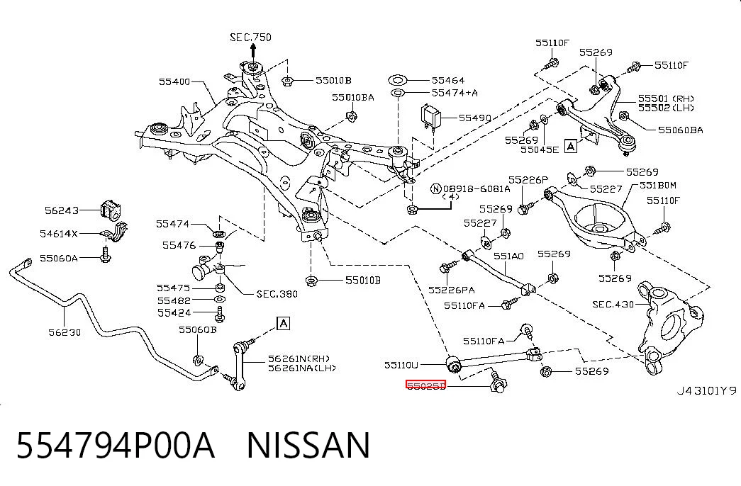 554794P00A Nissan/Infiniti