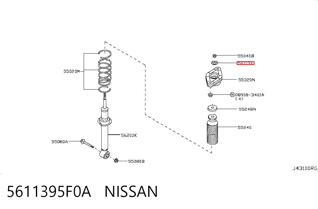 5611395F0A Nissan/Infiniti