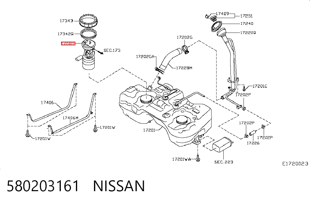 580203161 Bosch Электробензонасос