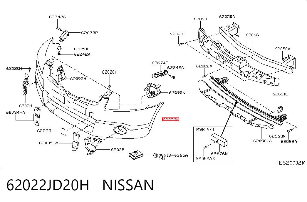 Бампер на авто Nissan Qashqai +2 I внедорожник (J10) (2007 - 2014) цена, от 50.68 USD