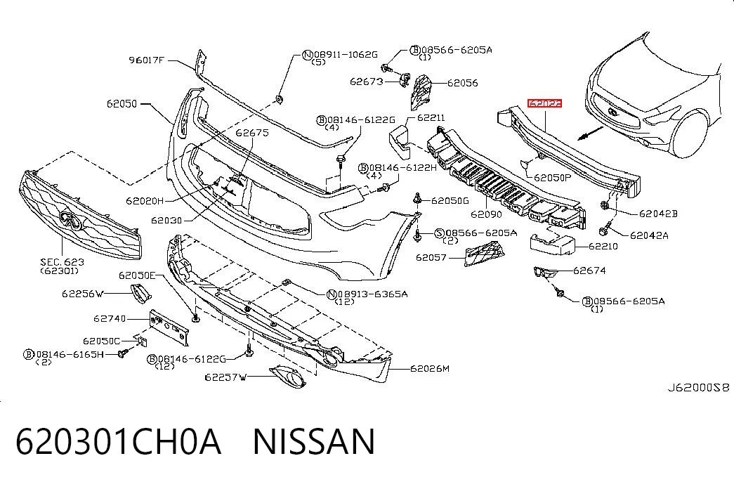 620301CH0A Nissan/Infiniti