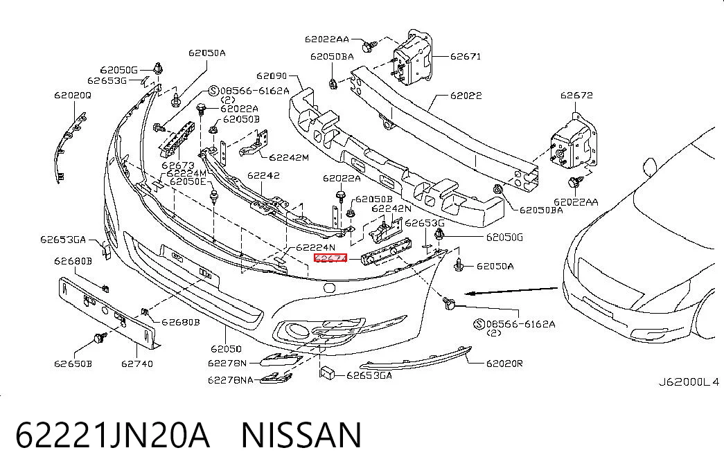 62221JN20A Nissan/Infiniti