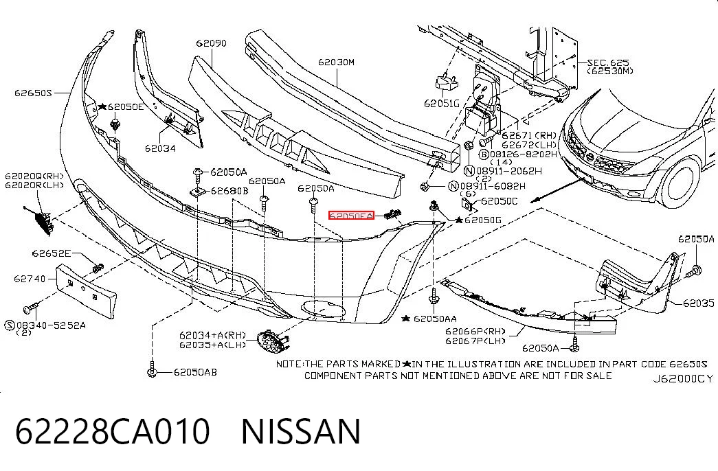 62228CA010 Nissan/Infiniti