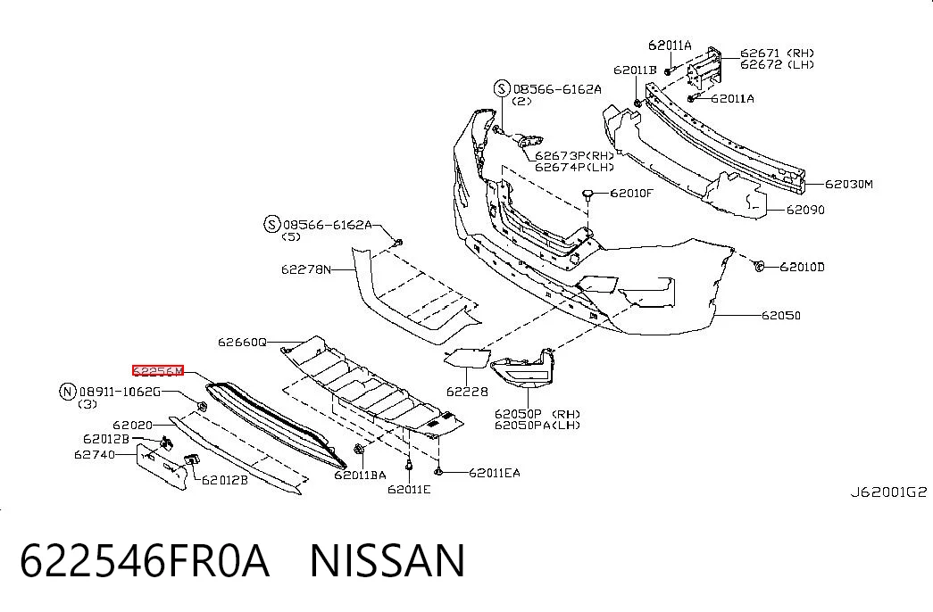 Решетка бампера переднего центральная Rhino NSR385463 цена, от 19.71 USD