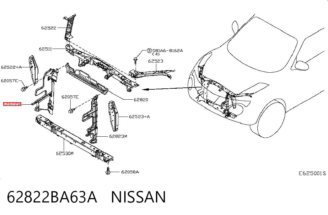62822BA63A Nissan/Infiniti
