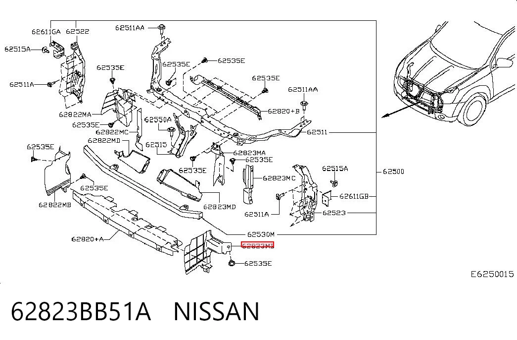 62823BB51A Nissan/Infiniti
