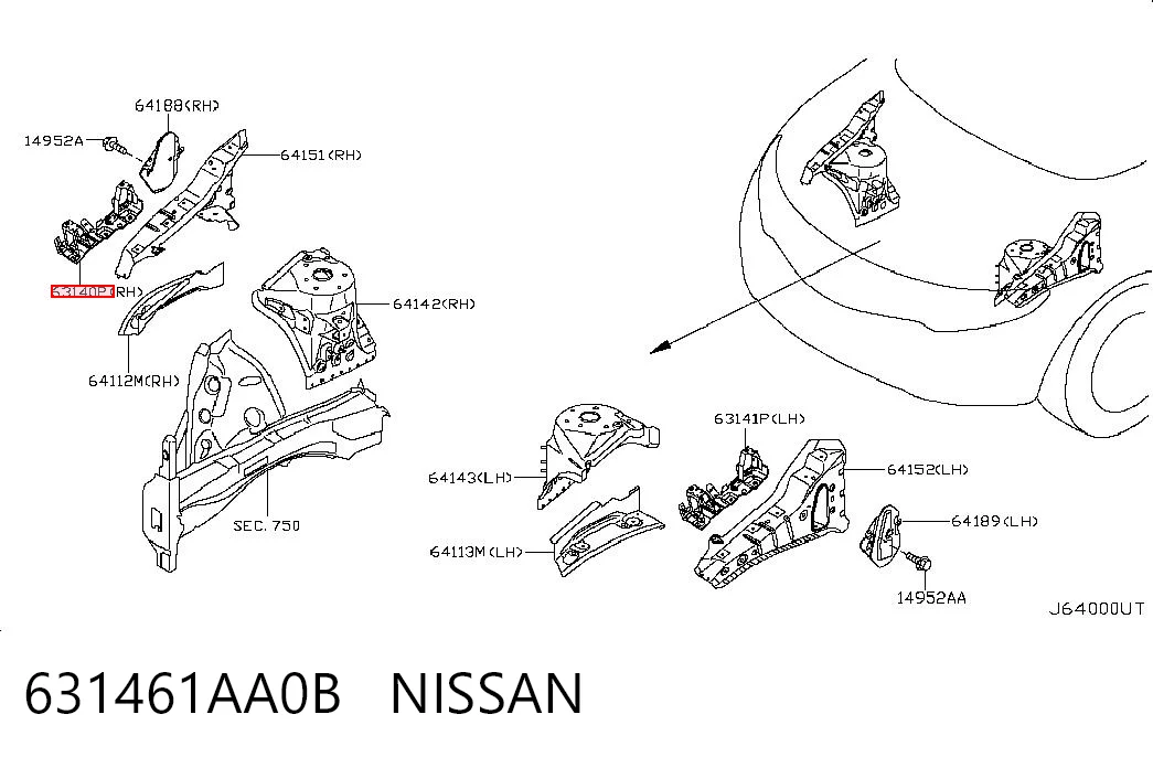 631461AA0B Nissan/Infiniti