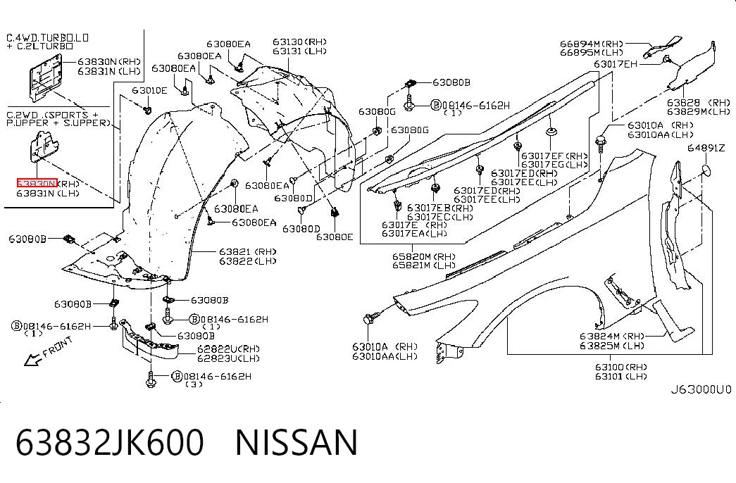 63832JK600 Nissan/Infiniti 