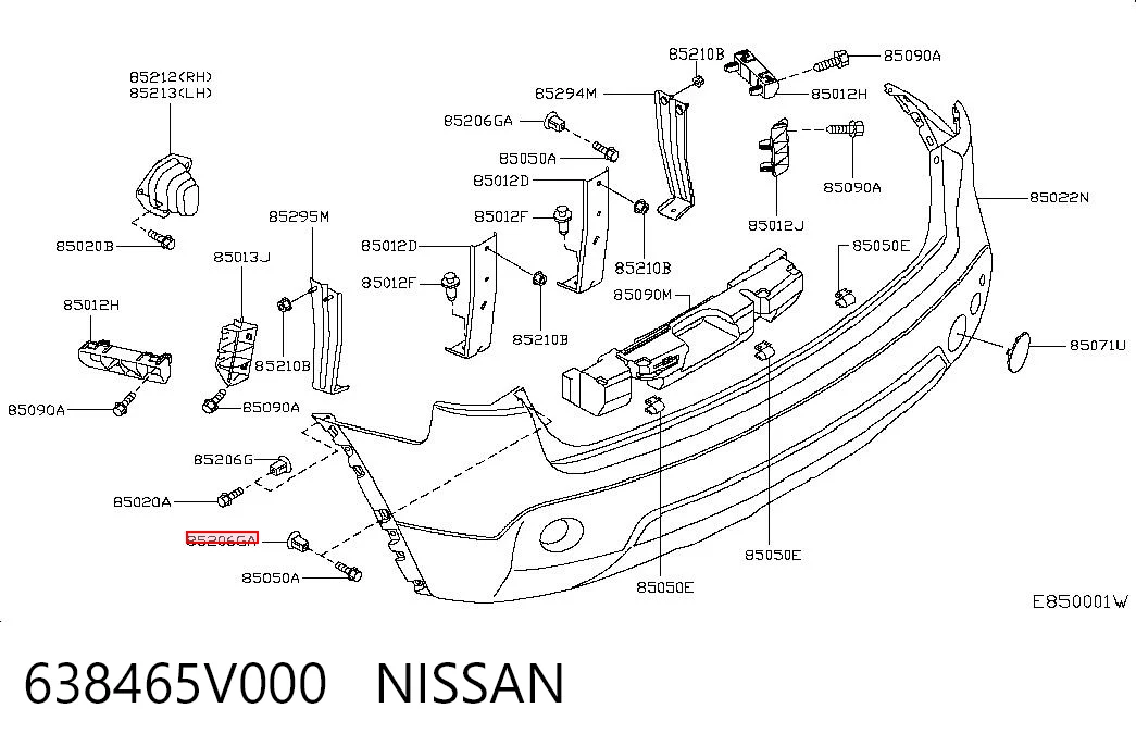 638465V000 Nissan/Infiniti 