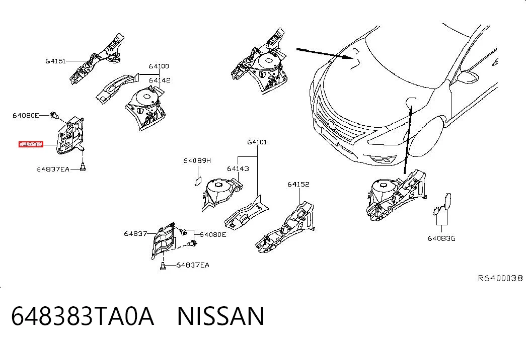 648383TA0A Nissan/Infiniti 