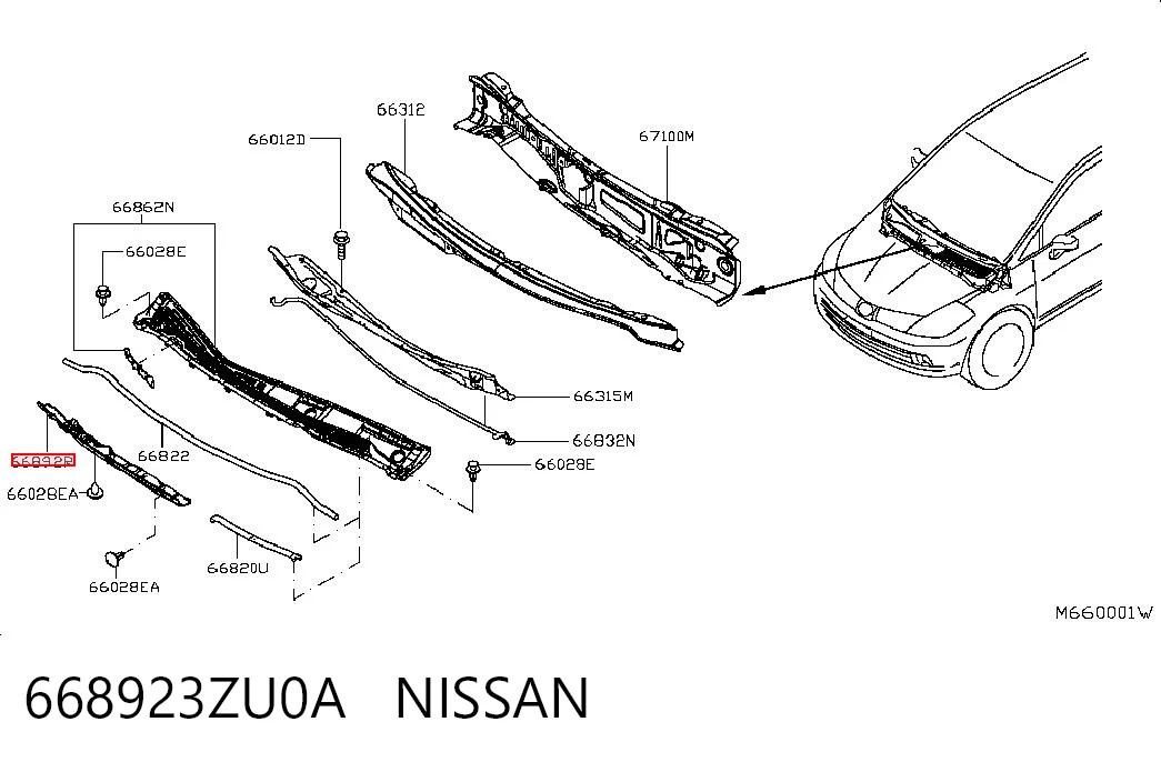 668923ZU0A Nissan/Infiniti