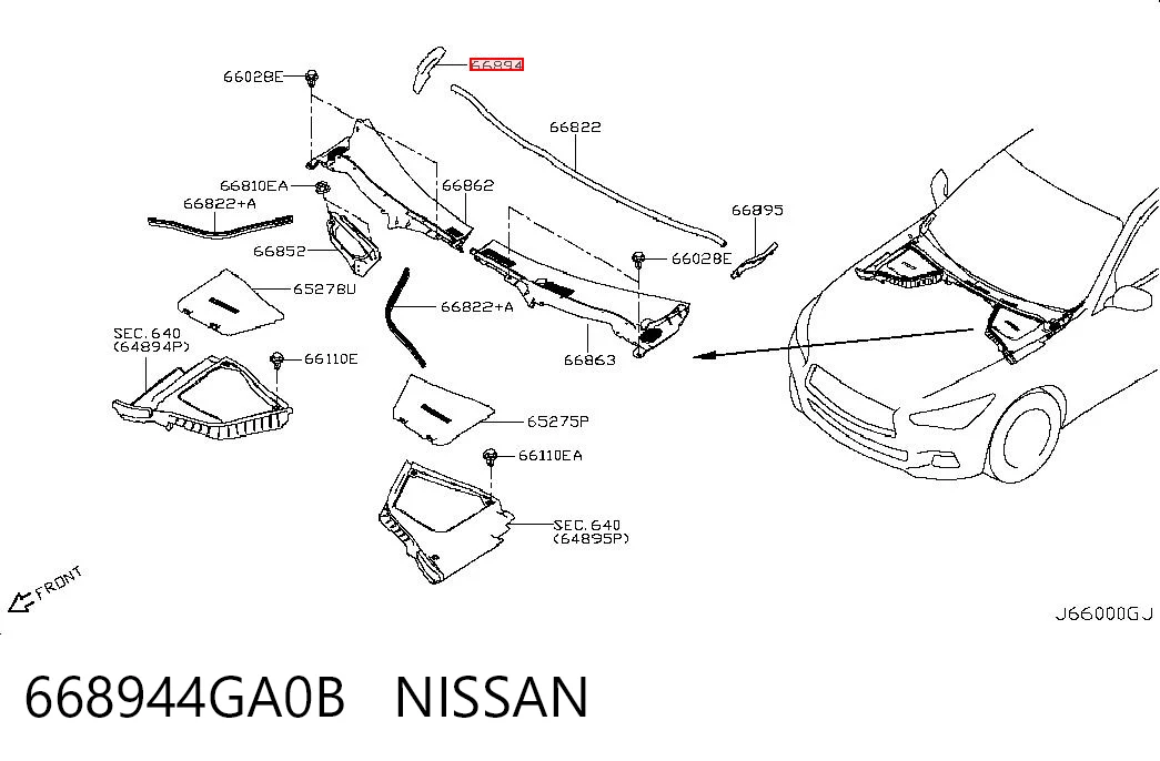 668944GA0B Nissan/Infiniti 