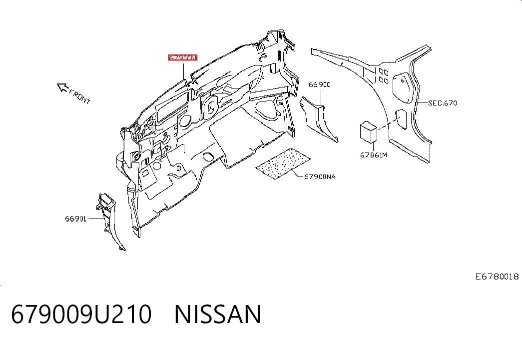 679009U210 Nissan/Infiniti